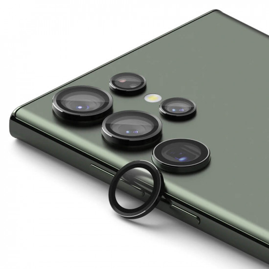 Ringke Samsung Galaxy S23 Ultra Lens Frame Glass Αντιχαρακτικό Γυαλί για την Κάμερα - Black