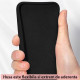 Techsuit Samsung Galaxy A54 5G Soft Edge Silicone Θήκη Σιλικόνης TPU - Black
