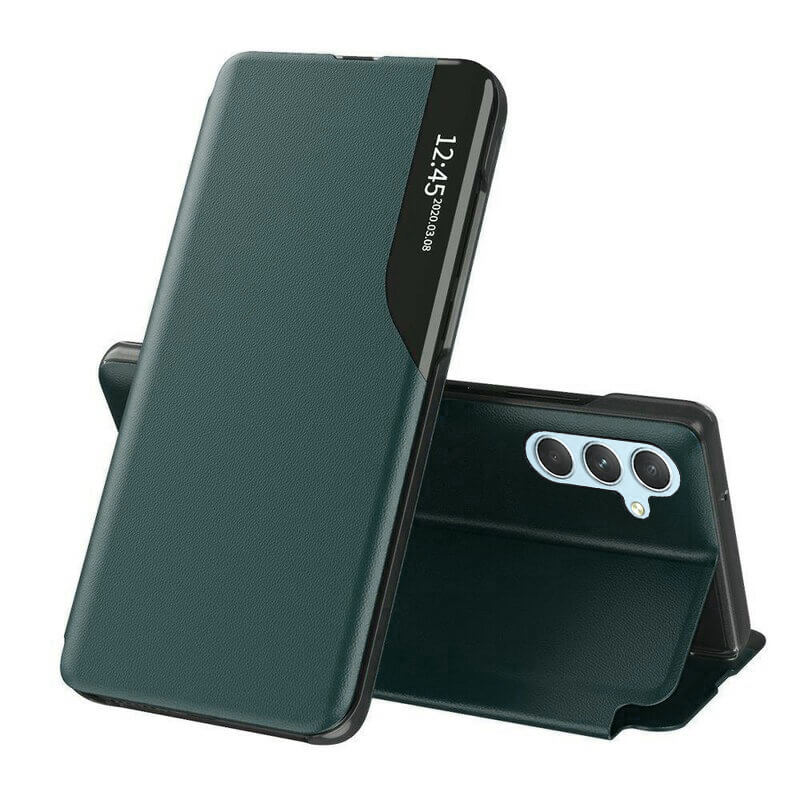 Techsuit Samsung Galaxy A34 5G eFold Series Θήκη Βιβλίο - Dark Green