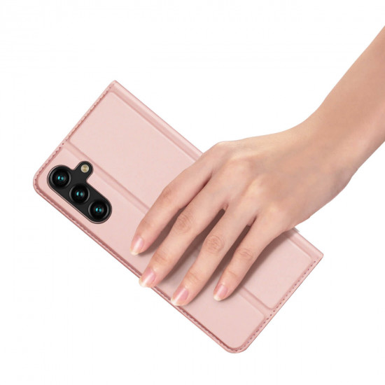 Dux Ducis Samsung Galaxy A14 5G Flip Stand Case Θήκη Βιβλίο - Pink