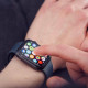 Wozinsky Προστασία Οθόνης Apple Watch 7 / 8 / 9 - 41 mm - Hybrid Glass Full Glue Screen Αντιχαρακτικό Γυαλί Οθόνης - Black