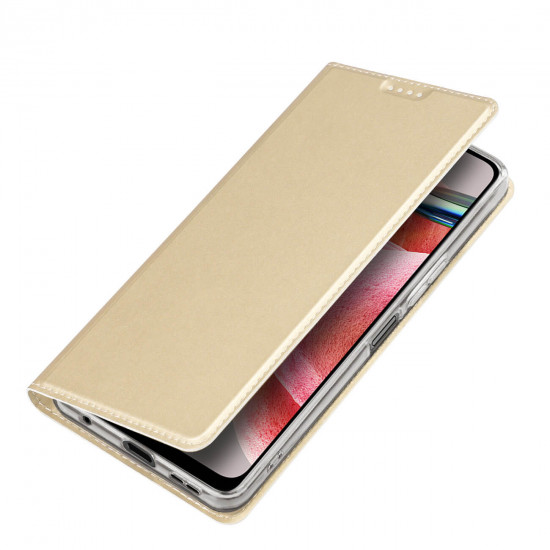 Dux Ducis Xiaomi Redmi Note 12 4G Flip Stand Θήκη Βιβλίο - Gold