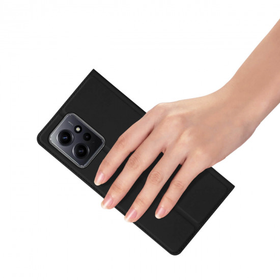 Dux Ducis Xiaomi Redmi Note 12 4G Flip Stand Θήκη Βιβλίο - Black