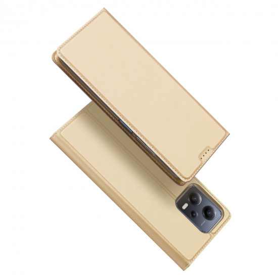 Dux Ducis Xiaomi Redmi Note 12 Pro+ Flip Stand Case Θήκη Βιβλίο - Gold