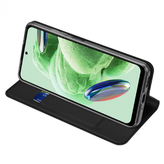 Dux Ducis Xiaomi Redmi Note 12 Pro+ Flip Stand Case Θήκη Βιβλίο - Black