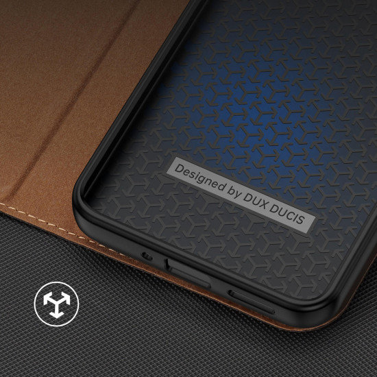 Dux Ducis Xiaomi Redmi Note 12 5G / Xiaomi Poco X5 5G Skin X2 Flip Stand Case Θήκη Βιβλίο - Brown