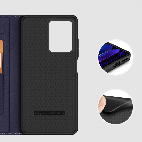 Dux Ducis Xiaomi Redmi Note 12 Pro+ Skin X2 Flip Stand Case Θήκη Βιβλίο - Blue