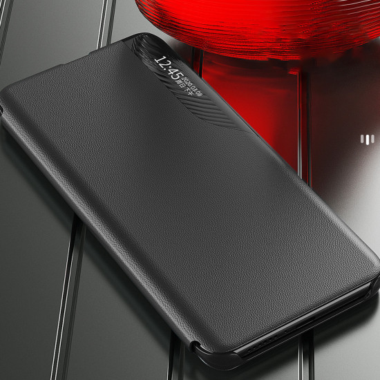 OEM Xiaomi Redmi Note 12 5G / Xiaomi Poco X5 5G Eco Leather View Θήκη Βιβλίο - Black