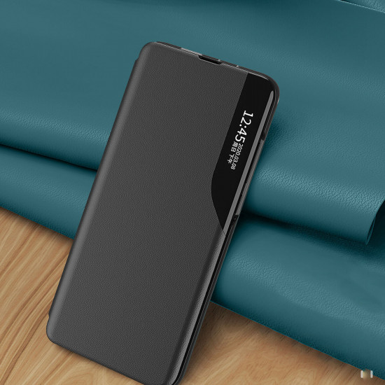OEM Xiaomi Redmi Note 12 Pro / Xiaomi Poco X5 Pro 5G Eco Leather View Θήκη Βιβλίο - Black