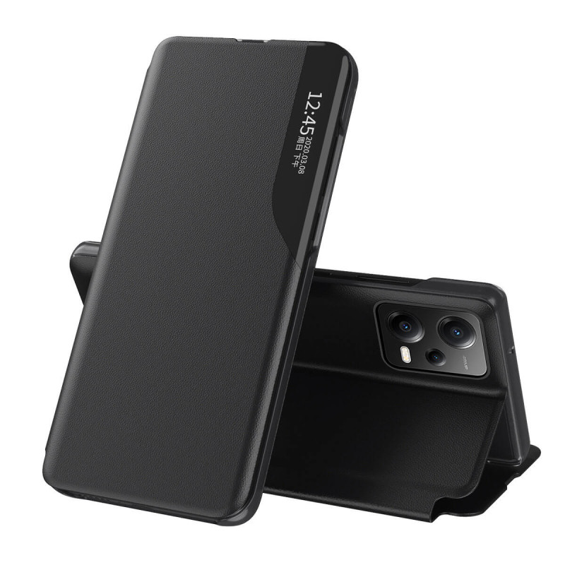 OEM Xiaomi Redmi Note 12 Pro / Xiaomi Poco X5 Pro 5G Eco Leather View Θήκη Βιβλίο - Black