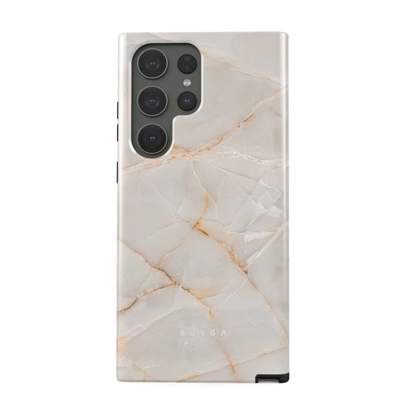 Burga Samsung Galaxy S23 Ultra Fashion Tough Σκληρή Θήκη - Vanilla Sand