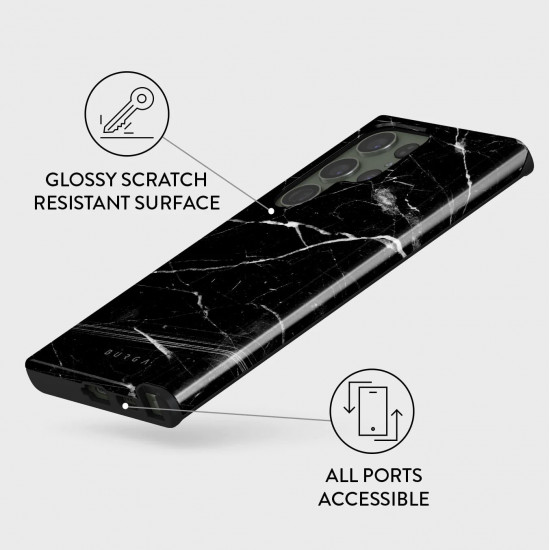 Burga Samsung Galaxy S23 Ultra Fashion Tough Σκληρή Θήκη - Noir Origin