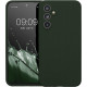KW Samsung Galaxy A54 5G Θήκη Σιλικόνης Rubberized TPU - Dark Green Matte - 60795.118