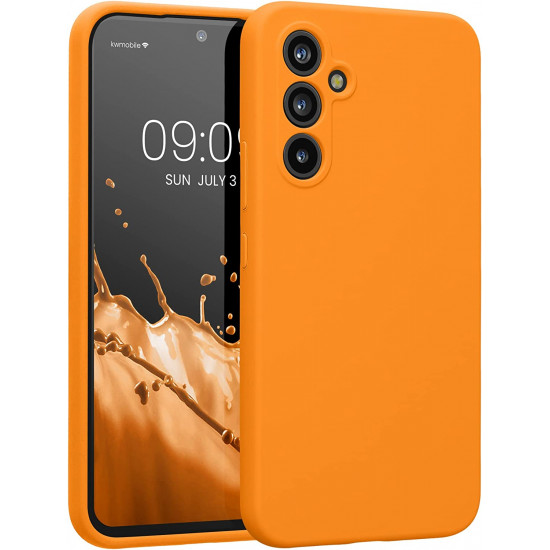 KW Samsung Galaxy A54 5G Θήκη Σιλικόνης Rubberized TPU - Fruity Orange - 60795.150