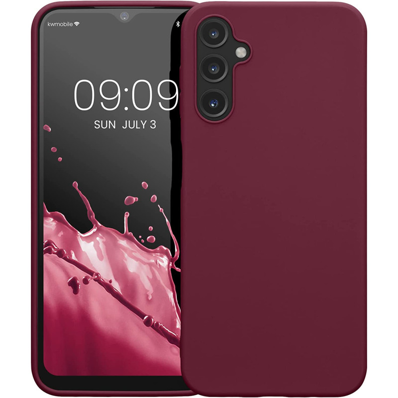 KW Samsung Galaxy A14 5G Θήκη Σιλικόνης TPU - Bordeaux Purple - 61462.187