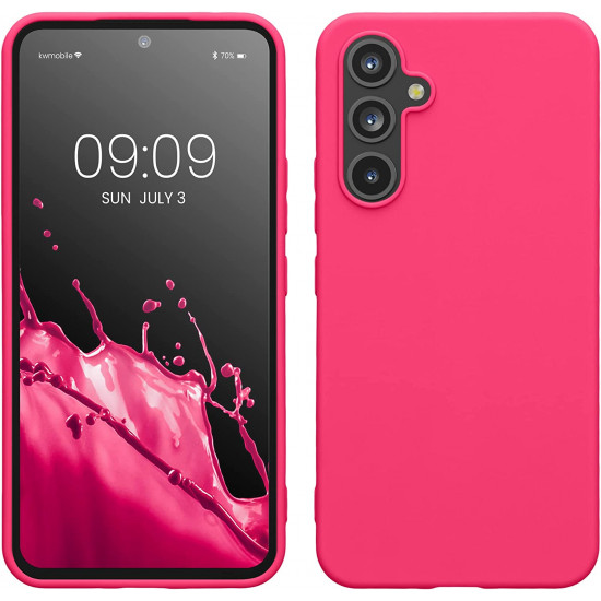 KW Samsung Galaxy A54 5G Θήκη Σιλικόνης TPU - Neon Pink - 60796.77