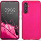 KW Samsung Galaxy A54 5G Θήκη Σιλικόνης TPU - Metallic Pink - 60797.65