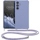 KW Samsung Galaxy A54 5G Θήκη Σιλικόνης TPU με Λουράκι - Lavender - 60805.108