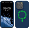 KW iPhone 14 Pro Θήκη Σιλικόνης Rubber TPU με MagSafe - Navy Blue - 60993.116