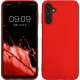KW Samsung Galaxy A14 5G Θήκη Σιλικόνης TPU - Metallic Dark Red - 61163.36