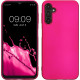 KW Samsung Galaxy A14 5G Θήκη Σιλικόνης TPU - Metallic Pink - 61163.65