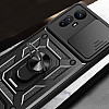 Tech-Protect Xiaomi Redmi Note 12S Camshield Pro Σκληρή Θήκη με Πλαίσιο Σιλικόνης και Δαχτυλίδι Συγκράτησης - Black