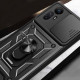 Tech-Protect Xiaomi Redmi Note 12S Camshield Pro Σκληρή Θήκη με Πλαίσιο Σιλικόνης και Δαχτυλίδι Συγκράτησης - Black
