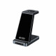 Tech-Protect QI15W-A26 3in1 Ασύρματος Φορτιστής για Smartphones, Apple Watch και Airpods / Samsung Galaxy Buds 15W - Black