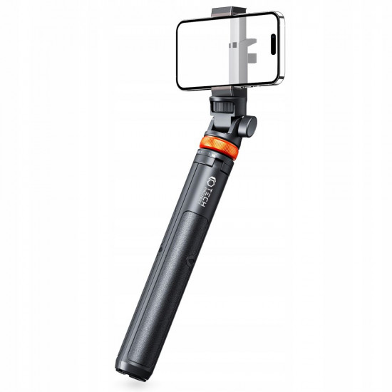 Tech-Protect L03S Ασύρματο Selfie Stick Τρίποδο με Τηλεχειριστήριο Bluetooth - Black