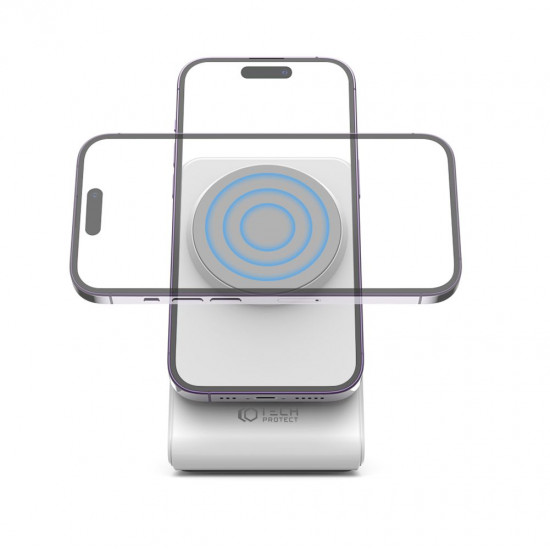 Tech-Protect QI15W-A23 Ασύρματος Μαγνητικός Φορτιστής MagSafe - White