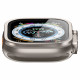 Spigen Προστασία Οθόνης Apple Watch Ultra / Ultra 2 - 49mm - Glas.TR Slim Pro Αντιχαρακτικό Γυαλί Οθόνης - Titanium