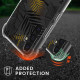 KW Samsung Galaxy A34 5G Θήκη Σιλικόνης TPU με Λουράκι - Design Palm Leaves - Yellow / Grey / Διάφανη - 61333.03