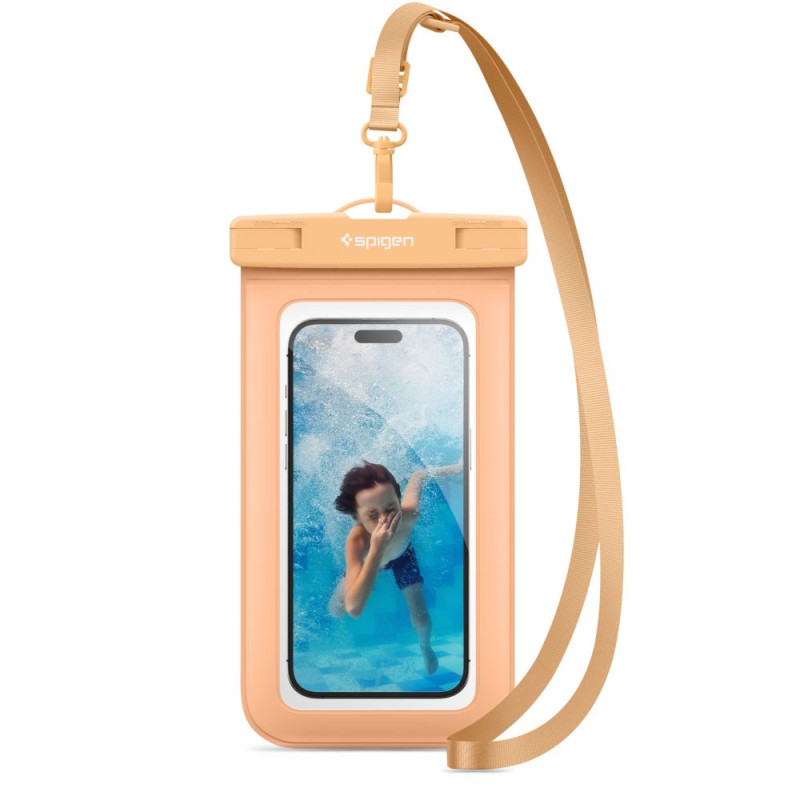 Spigen A601 Universal Αδιάβροχη Θήκη για Smartphones - Apricot