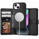 Tech-Protect iPhone 14 Θήκη Πορτοφόλι Stand από Δερματίνη με Αποσπώμενη θήκη MagSafe - Black