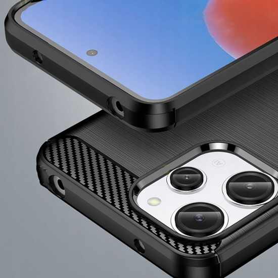 Tech-Protect Xiaomi Redmi 12 Carbon TPU Θήκη - Black
