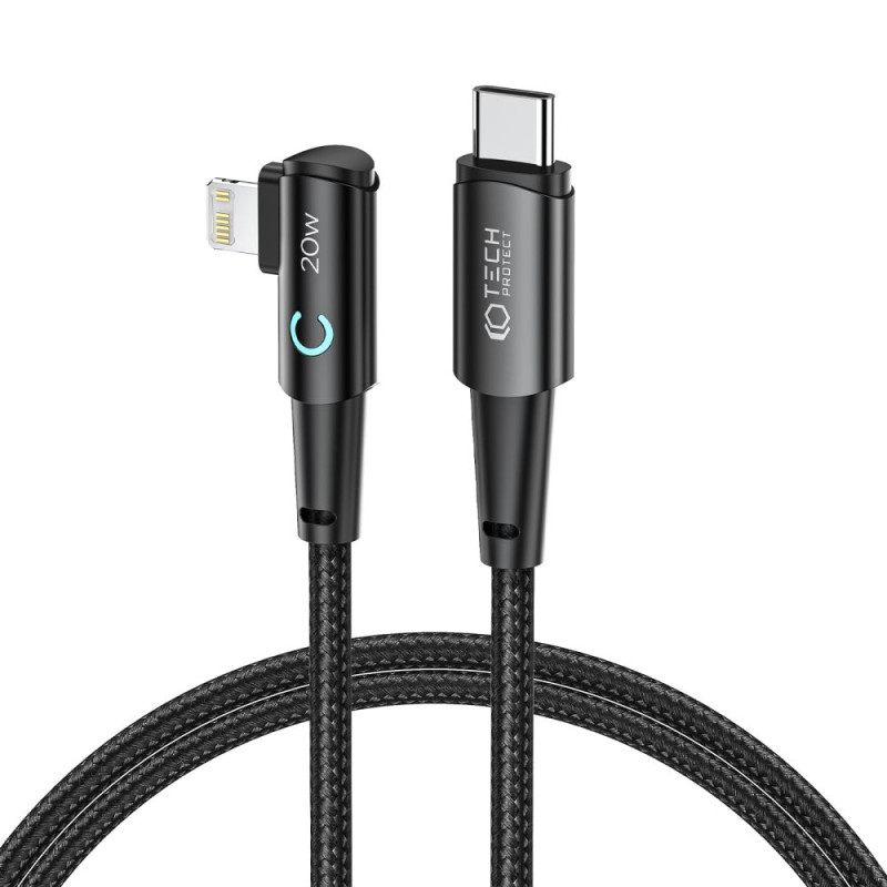 Tech-Protect UltraBoost L PD 20W 3A - Καλώδιο Δεδομένων και Φόρτισης Type-C to Lightning - 1m - Grey