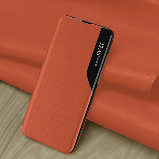 Techsuit Xiaomi Redmi Note 12 Pro / Poco X5 Pro 5G eFold Series Θήκη Βιβλίο - Orange