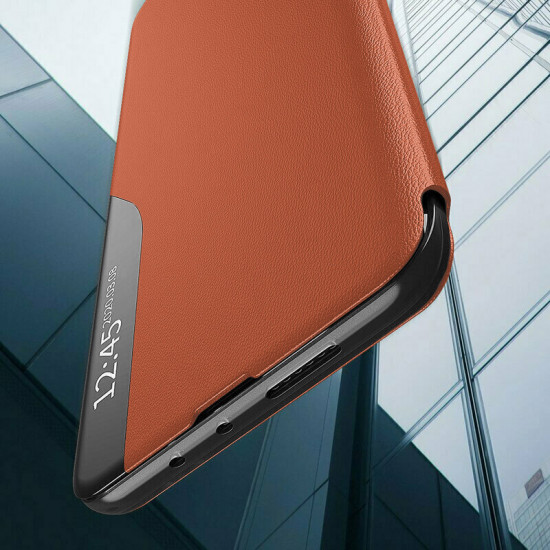 Techsuit Xiaomi Redmi Note 12 Pro / Poco X5 Pro 5G eFold Series Θήκη Βιβλίο - Orange