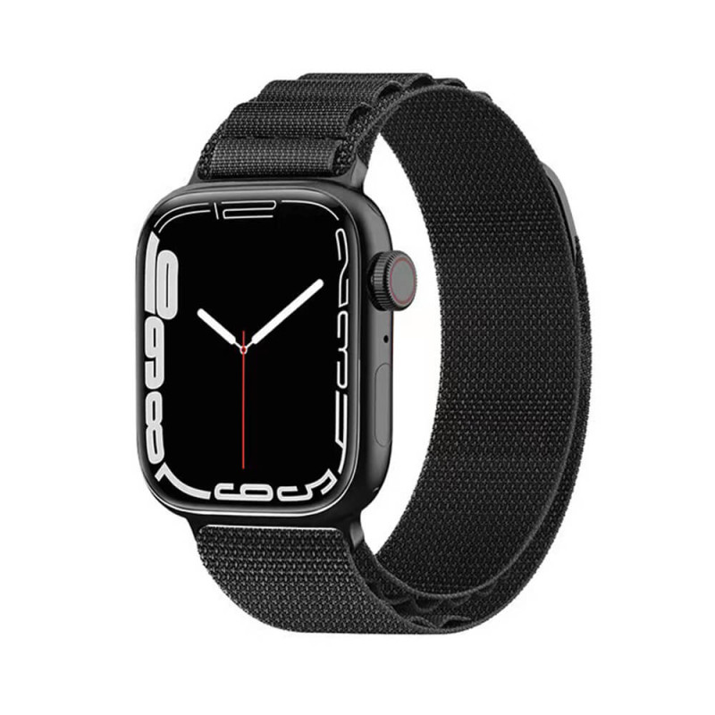 Techsuit Λουράκι Apple Watch 4 / 5 / 6 / 7 / 8 / 9 / 10 / SE / ULTRA 1 / ULTRA 2 - 44 / 45 / 46 / 49 mm Watchband W037 Nylon - Black Techsuit Λουράκι Apple Watch 4 / 5 / 6 / 7 / 8 / 9 / 10 / SE / ULTRA 1 / ULTRA 2 - 44 / 45 / 46 / 49 mm Watchband W037 Nylon - Black