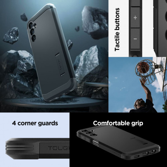Spigen Samsung Galaxy A14 4G Tough Armor Σκληρή Θήκη - Black
