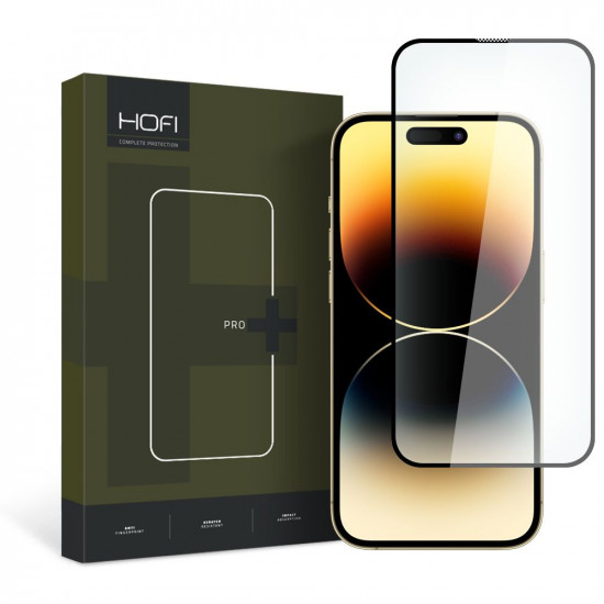 Hofi iPhone 15 Plus Glass Pro+ 0.3mm 2.5D 9H Full Screen Tempered Glass Αντιχαρακτικό Γυαλί Οθόνης - Black