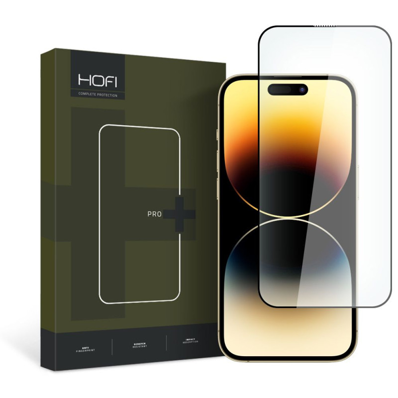Hofi iPhone 15 Pro Glass Pro+ 0.3mm 2.5D 9H Full Screen Tempered Glass Αντιχαρακτικό Γυαλί Οθόνης - Black Hofi iPhone 15 Pro Glass Pro+ 0.3mm 2.5D 9H Full Screen Tempered Glass Αντιχαρακτικό Γυαλί Οθόνης - Black