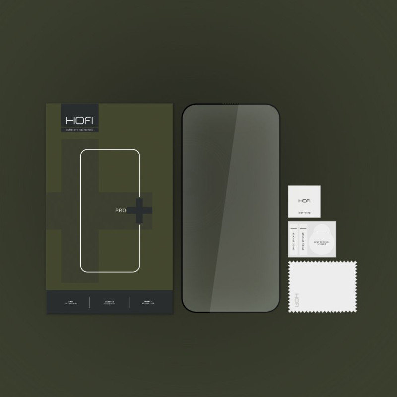 Hofi iPhone 15 Pro Glass Pro+ 0.3mm 2.5D 9H Full Screen Tempered Glass Αντιχαρακτικό Γυαλί Οθόνης - Black Hofi iPhone 15 Pro Glass Pro+ 0.3mm 2.5D 9H Full Screen Tempered Glass Αντιχαρακτικό Γυαλί Οθόνης - Black
