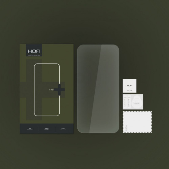 Hofi iPhone 15 Pro Max Glass Pro+ 0.3mm 9H Tempered Glass Αντιχαρακτικό Γυαλί Οθόνης - Διάφανο