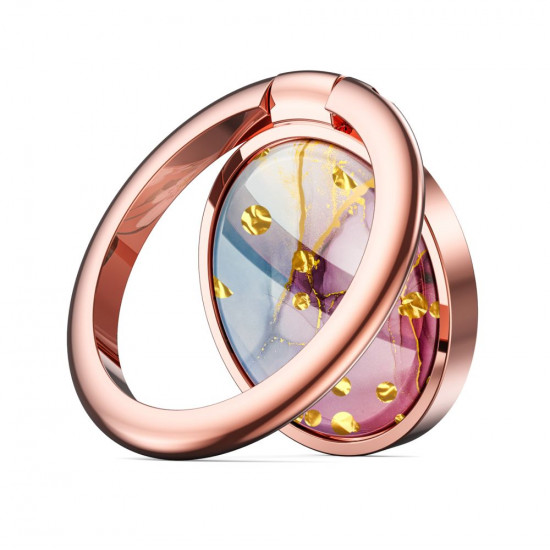 Tech-Protect Ring Holder Δαχτυλίδι Συγκράτησης Κινητού - Marble Rose