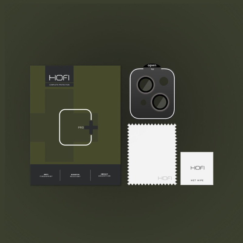 Hofi iPhone 15 / iPhone 15 Plus CamRing Pro+ Αντιχαρακτικό Γυαλί για την Κάμερα - Black Hofi iPhone 15 / iPhone 15 Plus CamRing Pro+ Αντιχαρακτικό Γυαλί για την Κάμερα - Black