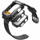 Supcase Λουράκι Apple Watch 4 / 5 / 6 / 7 / 8 / SE - 44 / 45MM Unicorn Beetle Pro με Θήκη και Προστασίας Οθόνης - Black