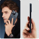 Tech-Protect iPhone 15 Plus MagMat Σκληρή Θήκη με Πλαίσιο Σιλικόνης και MagSafe - Black / Διάφανη