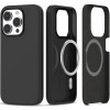 Tech-Protect iPhone 15 Pro Silicone Magsafe Θήκη Σιλικόνης TPU - Matte Black