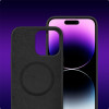 Tech-Protect iPhone 15 Pro Silicone Magsafe Θήκη Σιλικόνης TPU - Matte Black